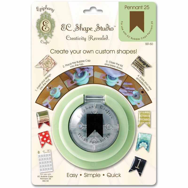 Epiphany Crafts ECSST-50 Shape Studio Tool, Pennant 25