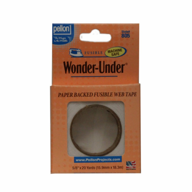 Pellon Wonder-Under Fusible Tape, 5/8-Inch by 20-Yard