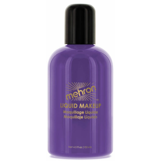 Mehron Makeup Liquid Face and Body Paint (4.5 oz) (PURPLE)