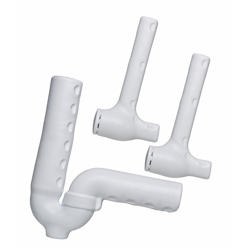 Truebro 82193 PVC Lav Guard2 102-EZ 1 P-Trap Cover, 2 Angle Valve and Supply Cover for Undersink Protection System