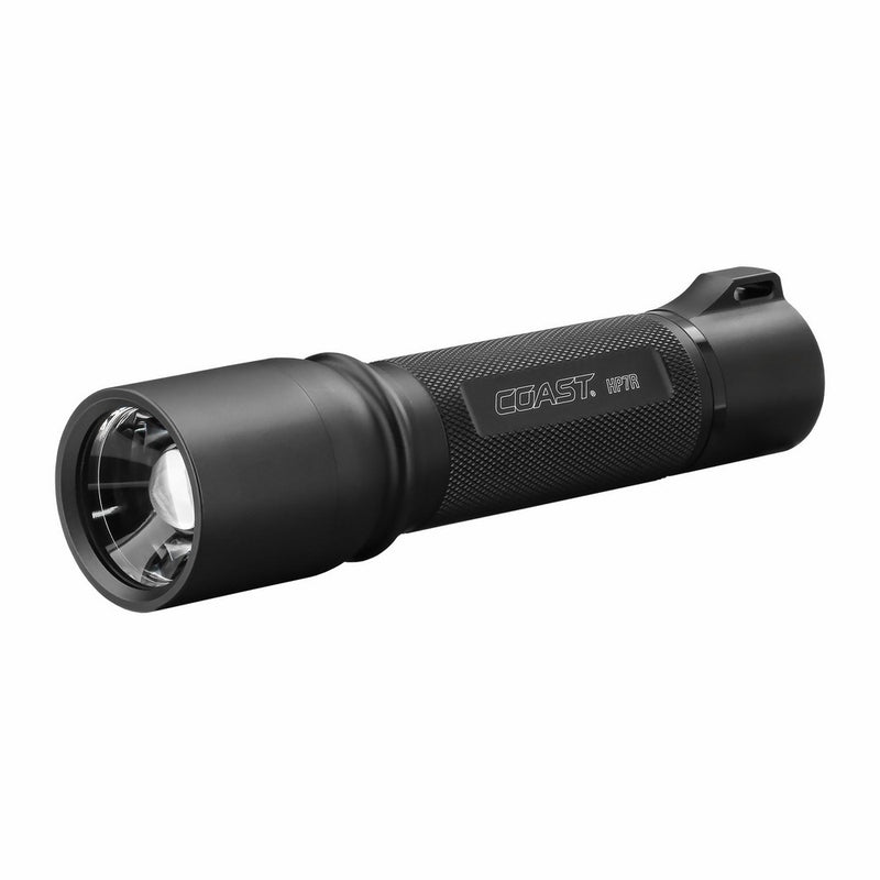 Coast HP7R 300 Lumen Rechargeable Long Range Focusing LED Flashlight with Slide Focus Beam Lock System and Flex Charge Dual Power