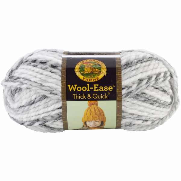 Lion640-505 Wool-Ease Thick & Quick Yarn , 97 Meters, Marble