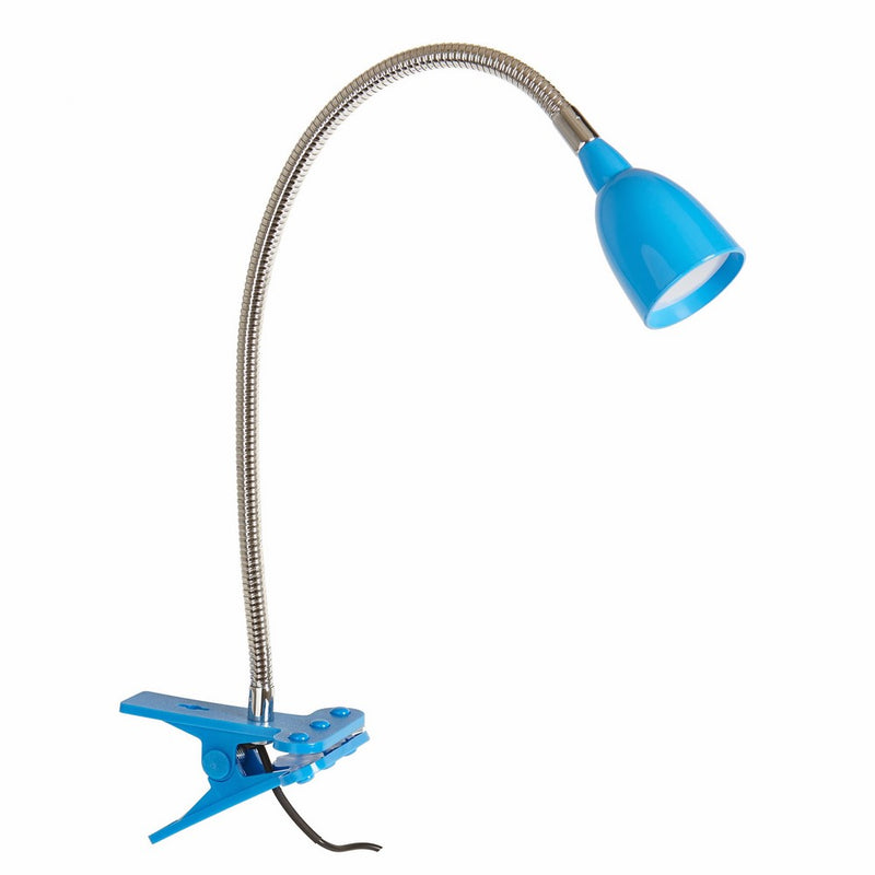 Newhouse Lighting 3W Energy-Efficient LED Clamp Lamp Light, Blue