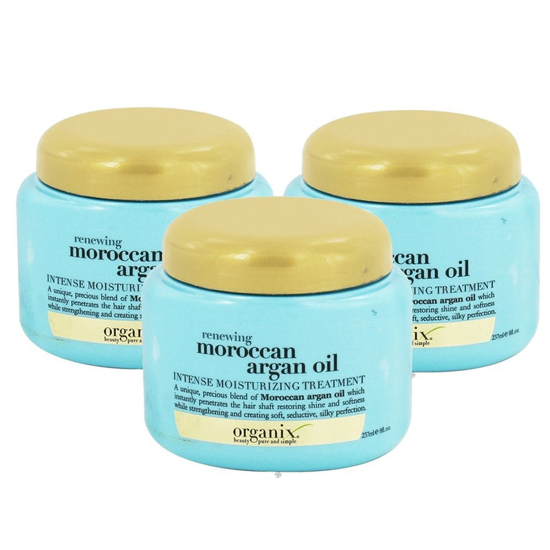 Organix - Intense Moisturizing Treatment Renewing Moroccan Argan Oil - 8 oz. (Set of 3)