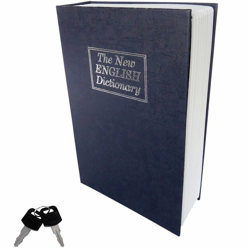 Evelots Home Dictionary Diversion Locking Book Safe, Metal, Full Size