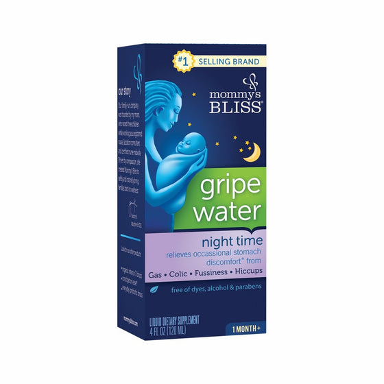 Mommy's Bliss Gripe Water Night Time, 4 Fluid Ounce