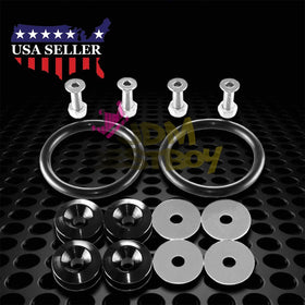 JDM Black Quick Release Fasteners For Car Bumpers Trunk Fender Hatch Lids Kit from JDMBESTBOY