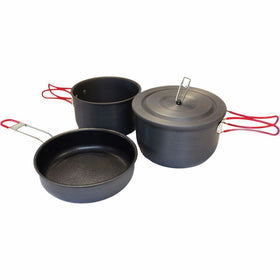 Alpine Mountain Gear 4011823 Hard Anodized Camping Cookset