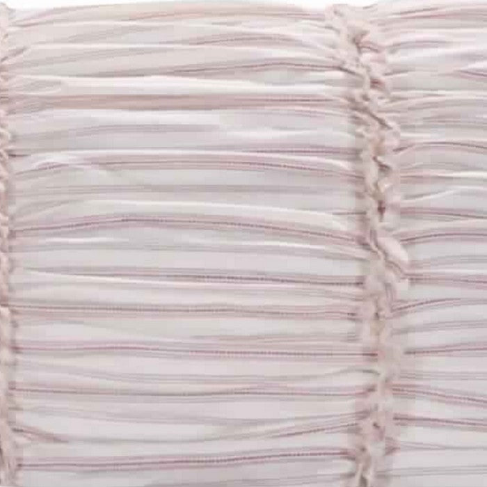 20 X 26 Polyester Filled Pillow Sham with Horizontal Ruffles, Offwhite