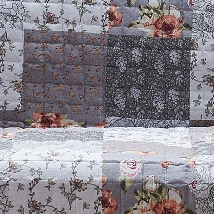 Reversible Polyester Sofa Protector with Elastic Strap, Multicolor