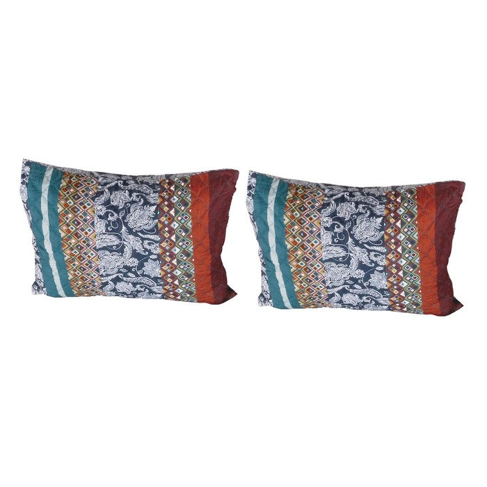 26 x 20 Inches Standard Pillow Sham with Mosaic Pattern, Multicolor