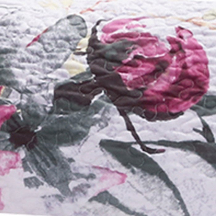 20 X 26 Rose Printed Sham with Cotton and Polyester Filling, Multicolor