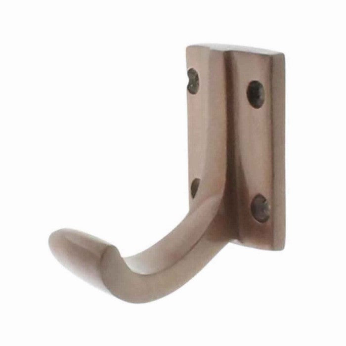 Modern Aluminum Wall Hook with Screw Mounting Design, Cream