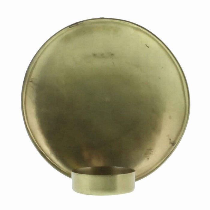 Modern Designed Metal Tealight Wall Sconce with Paraffin Wax, Gold