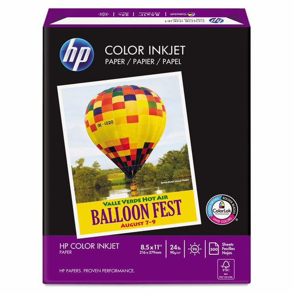 HP Printer Paper, ColorPrinting24, 8.5 x 11, Letter, 24lb, 97 Bright, 500 Sheets / 1 Ream (202000R) Made In The USA