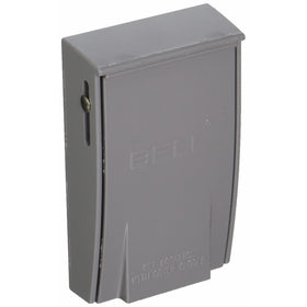 Hubbell-Bell 5030-0 1-Gang Weatherproof Vertical 30-50-Amp Receptacle Device Cover, Gray