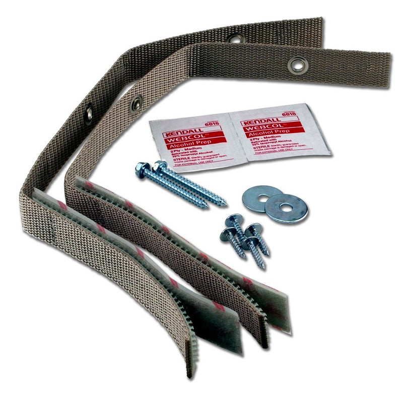 Quakehold! 4163 15-Inch Furniture Strap Kit, Beige