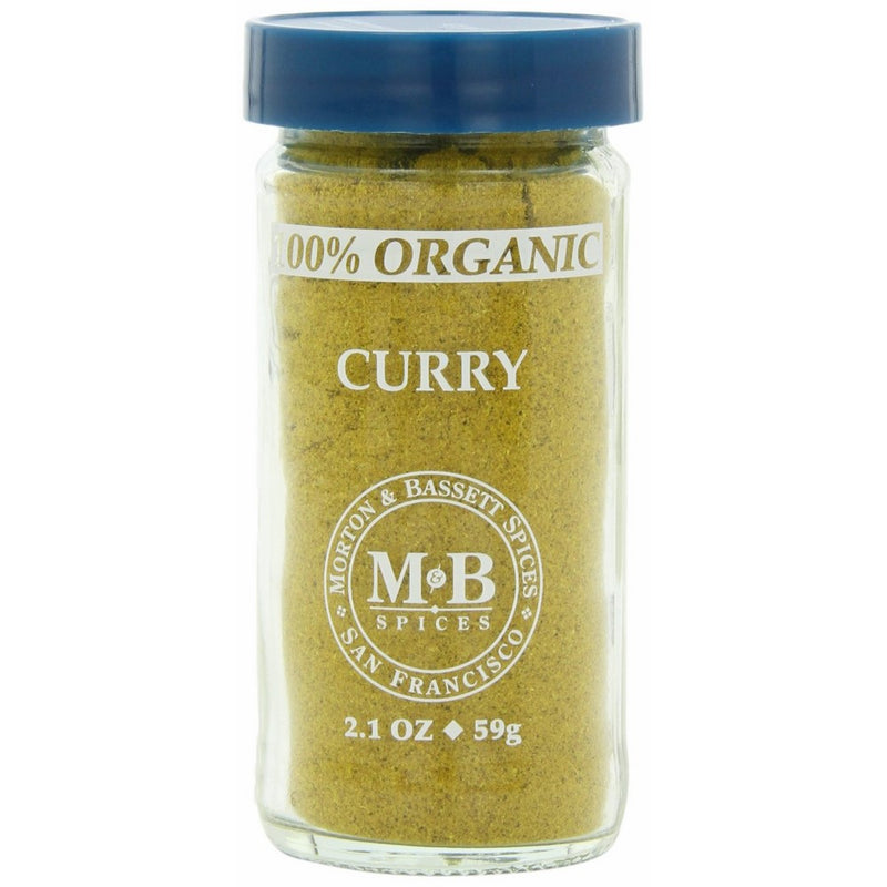 Morton & Bassett Organic Curry, 2.1-Ounce Jars (Pack of 3)