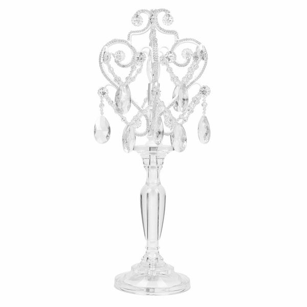 Tadpoles Table Lamp Chandelier in White Diamond