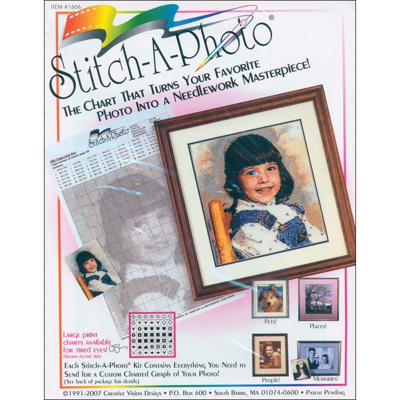 Creative Vision Designs Stitch-A-Photo Art and Craft Kit