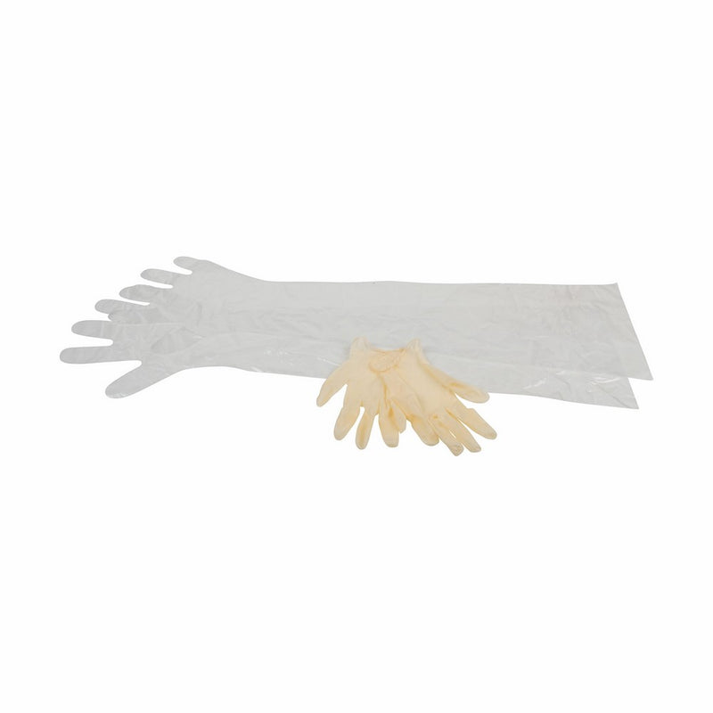Field Dressing latex Gloves Set, Wrist & Shoulder Length