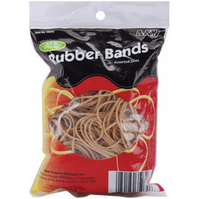 HQ Advance Products Rubberbands, Assorted Size, Natural Color (35070.P)