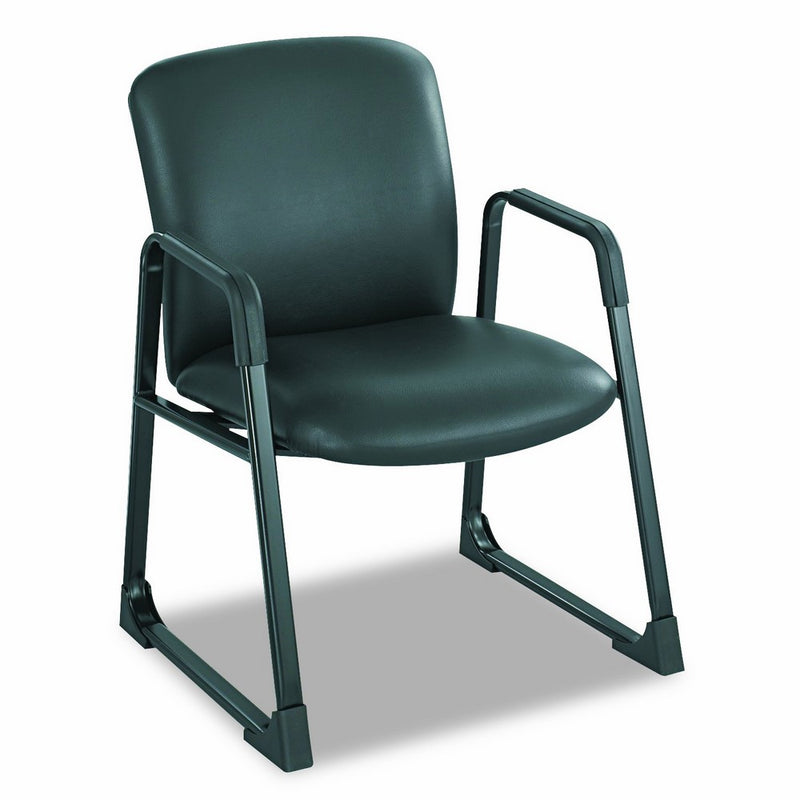 Safco Products 3492BV Uber Big and Tall Guest Chair, Black Vinyl