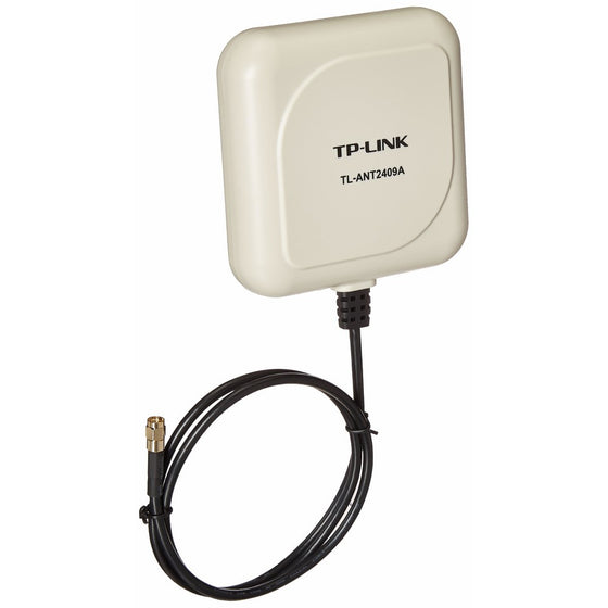 TP-Link 2.4GHz 9dBi Directional Antenna,802.11n/b/g, RP-SMA Male connector, 1m/3ft cable (TL-ANT2409A)