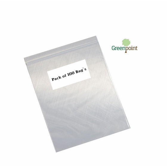 A World Of Deals 2 Mil Clear Zip Lock Bags, 9" X 12" - 100 Piece