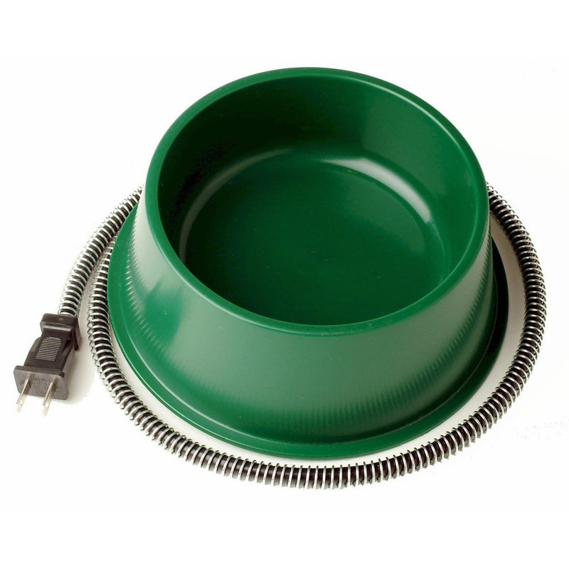 Farm Innovators Model QT-1 1-Quart Heated Bowl, Green, 25 Watts