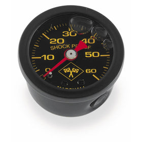 Bikers Choice Marshall Liquid Filled Shock Proof Gauge - Midnight Series MNB0060