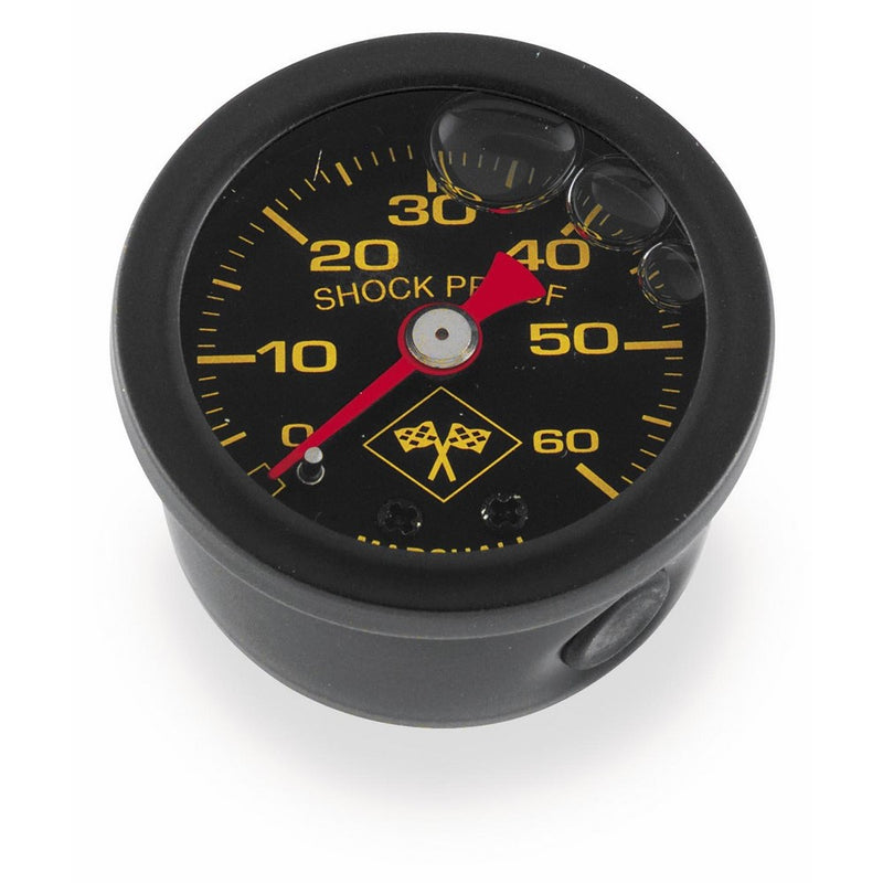 Bikers Choice Marshall Liquid Filled Shock Proof Gauge - Midnight Series MNB0060