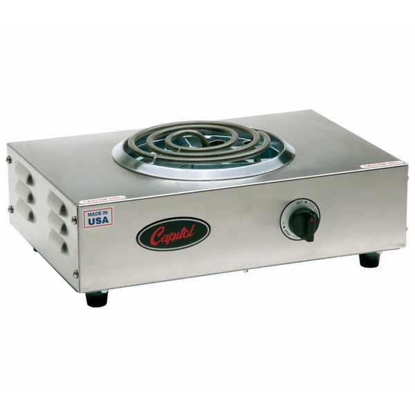 Capitol Range Single Burner Hot Plate, 17.5" x 3.5" x 11.5"