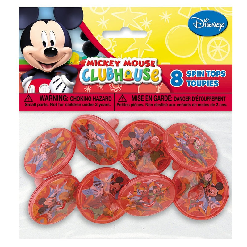 Mickey Mouse Mickey Mouse Spin Tops, 8 Count