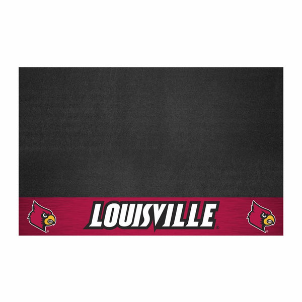 Fanmats NCAA University of Louisville Cardinals Vinyl Grill Mat