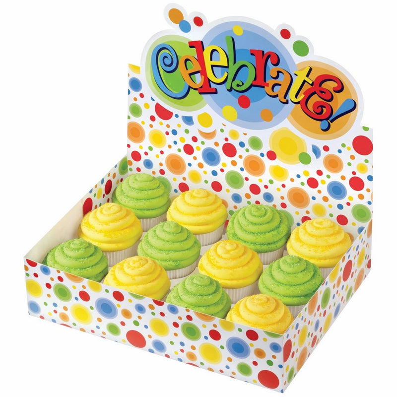 Wilton 415-1688 1-Pack Cupcake Bakery Box, Circles