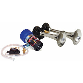 Kleinn Air Horns 6126 Direct Drive Dual Air Horn Kit - Chrome