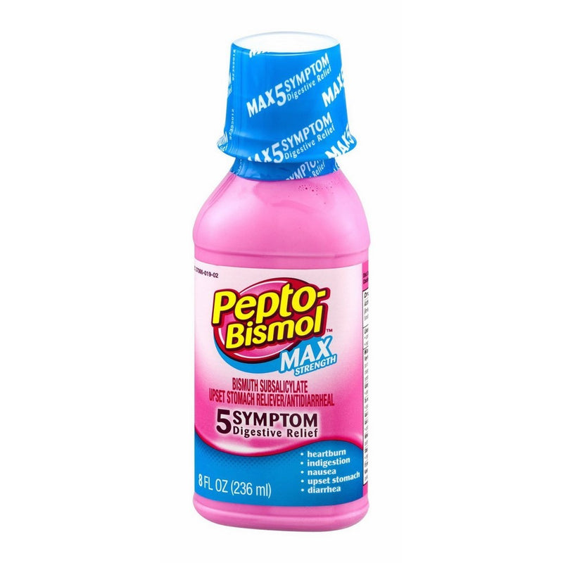 Pepto Bismolmaxliq 8 Size 8z Pepto-Bismol Maximum Strength Upset Stomach Reliever & Antidiarrheal