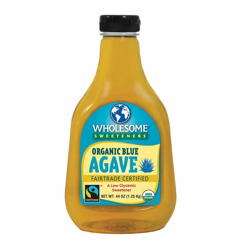 Wholesome Sweeteners Organic Blue Agave, 44-Ounce Bottles (Pack of 4)