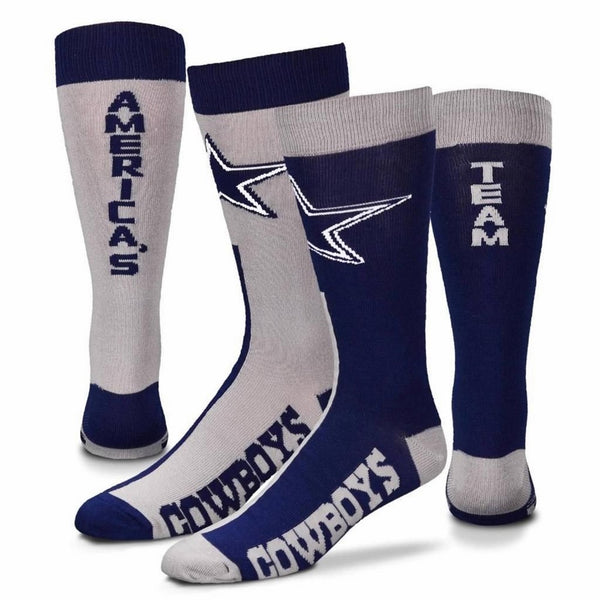 Dallas Cowboys Big Top Mismatch Socks - Medium