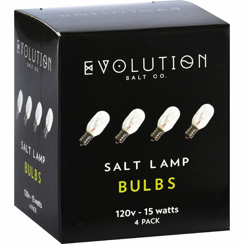 Evolution Salt - Bulbs For Himalayan Salt Lamps 15 Watts 4 Pack