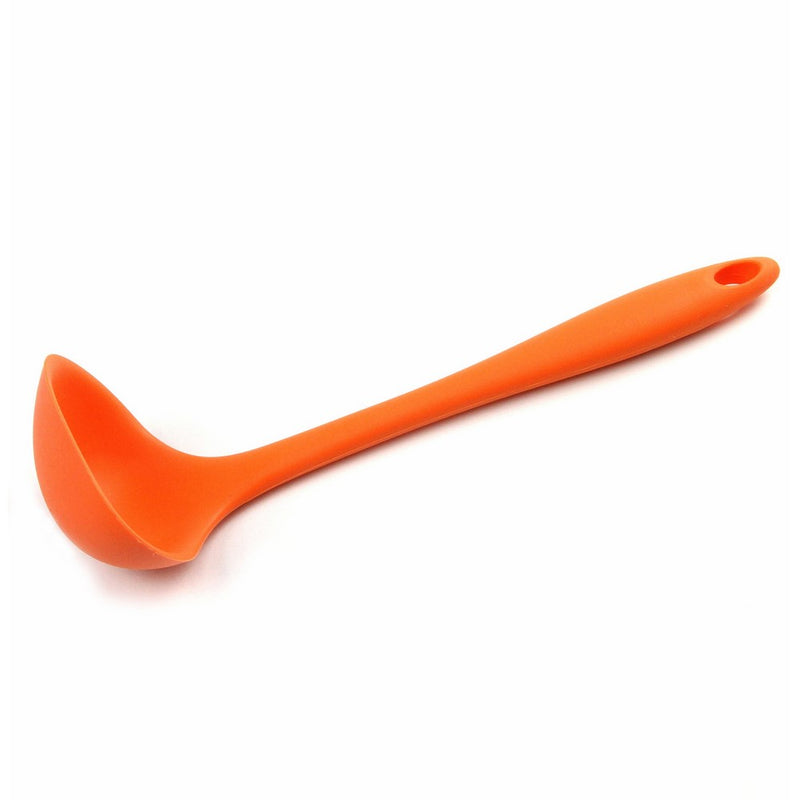 Chef Craft Premium Silicone Ladle, 11.25", Orange