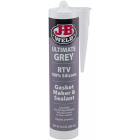 J-B Weld 32927 Ultimate Grey RTV Silicone Gasket Maker and Sealant - 9.5 oz.