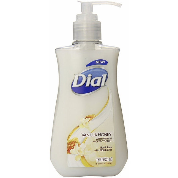 Dial Liquid Hand Soap, Vanilla Honey 7.50 oz (Pack of 2)