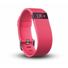 Fitbit Charge HR Wireless Activity Wristband (Pink, Large (6.2 - 7.6 in))