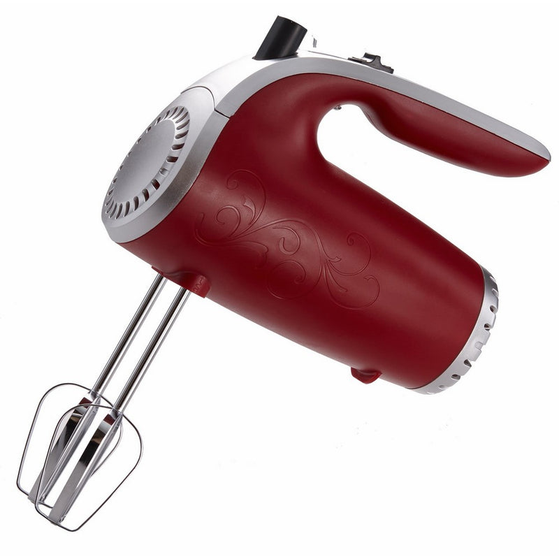 Brentwood Appliances HM-48R 5-Speed Hand Mixer, Red