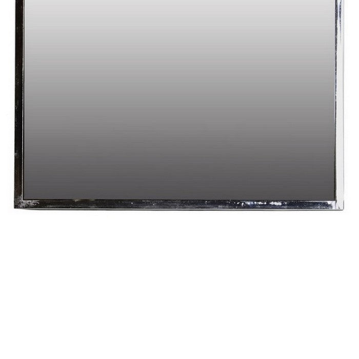 Transitional Square Metal Wall Mirror with Rope Hanger, Set of 2, Silver