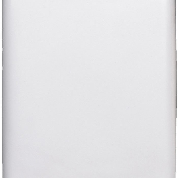 Dual Tone Square Ceramic Canister with Wooden Lid, Set of 2,White and Brown
