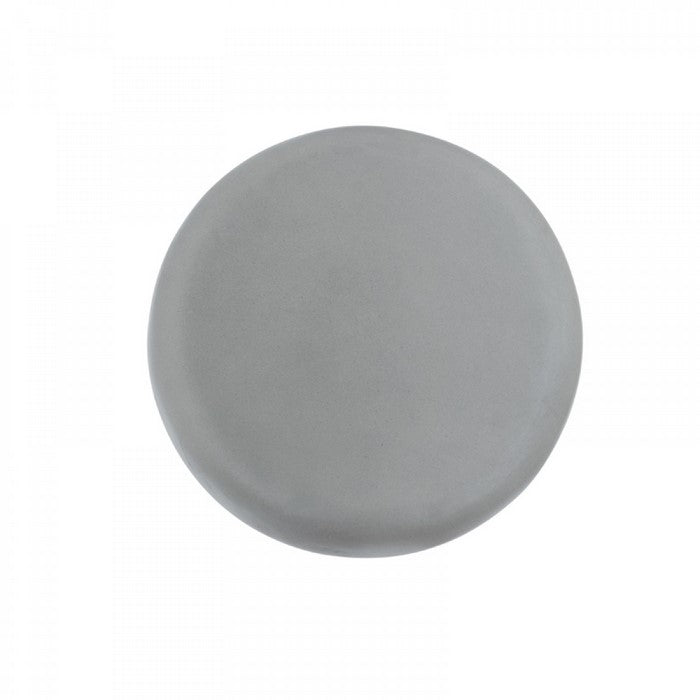 Contemporary Style Mushroom Shaped Concrete Stool, Gray - BM219265