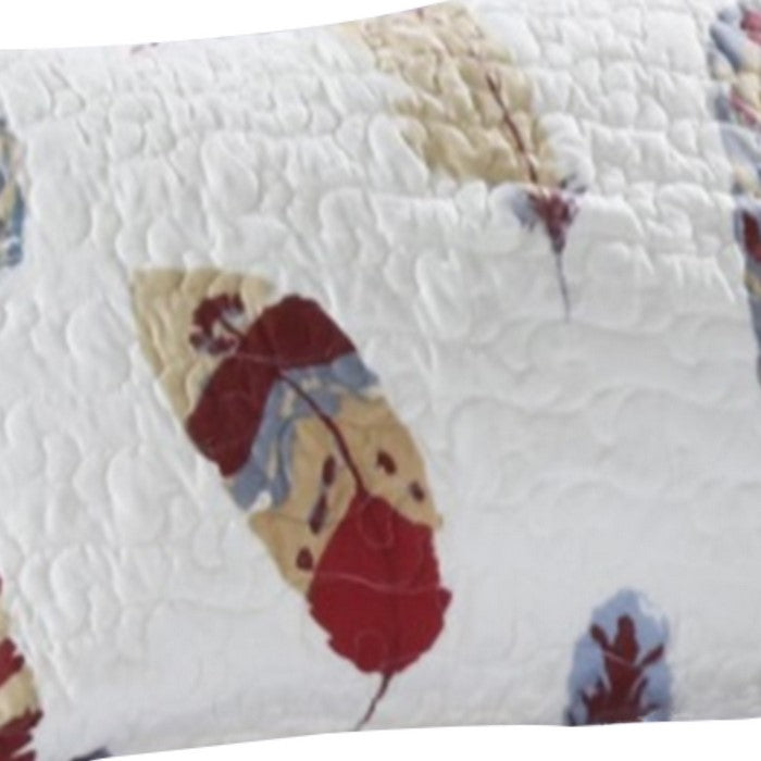 Polyester King Size Quilted Pillow Sham with Dream Catcher Print,Multicolor